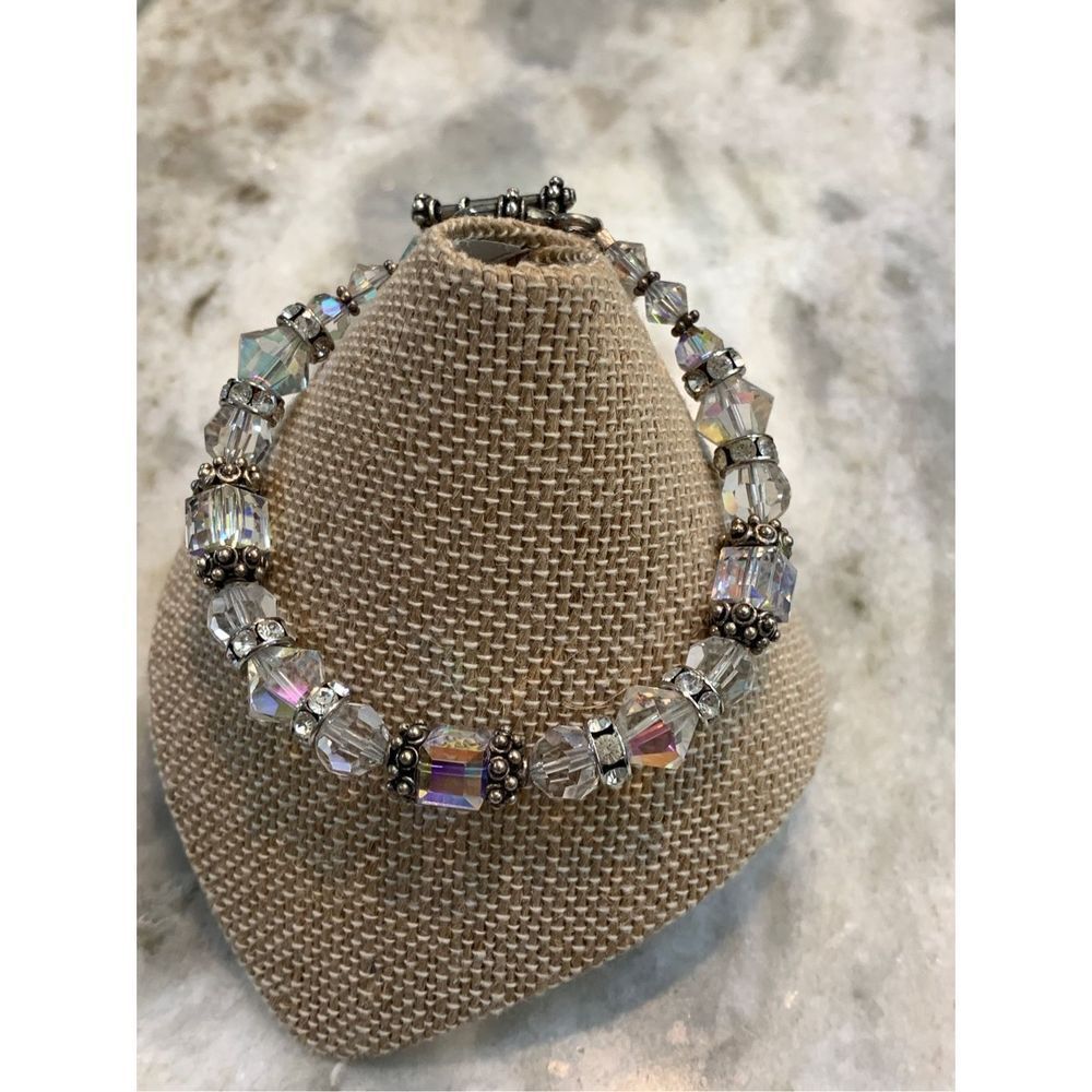 Austria Aurora Borelia Crystal Bracelet #handmade #sparkle